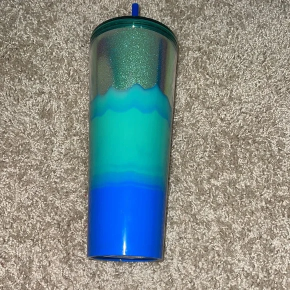 Starbucks | Dining | Starbucks Spearmint Wave Venti Cold Cup Coffee Tumbler  24 Oz Holiday 222 | Poshmark